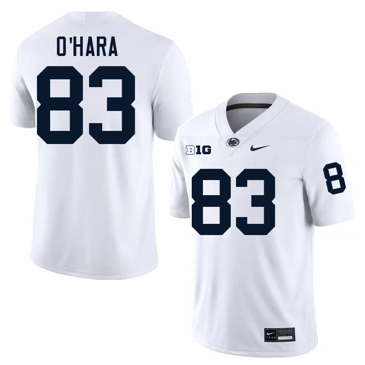 Brady O'Hara Penn State Jersey,PSU Nittany Lions #83 Brady O'Hara Football Uniforms-White